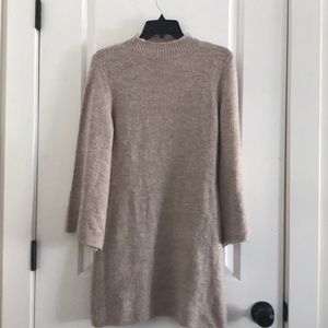 Bardot Bell Sleeve Sweater Dress